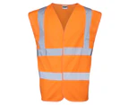Rty High Visibility Unisex Kids High Vis Sleeveless Vest Top (Fluorescent Orange) - RW1327
