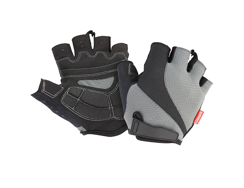 Spiro Unisex Short Sports / Cycling Gloves (Grey/ Black) - RW2858