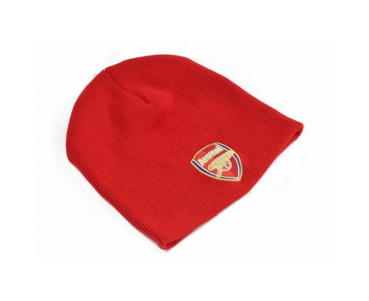 Arsenal FC Official Football Knitted Beanie Hat (Red) - BS394