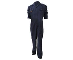 Dickies Redhawk Economy Stud Front Coverall Tall / Mens Workwear (Navy Blue) - BC304