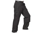 Portwest Mens Action Workwear Trousers (S887) / Pants (Black) - RW1007