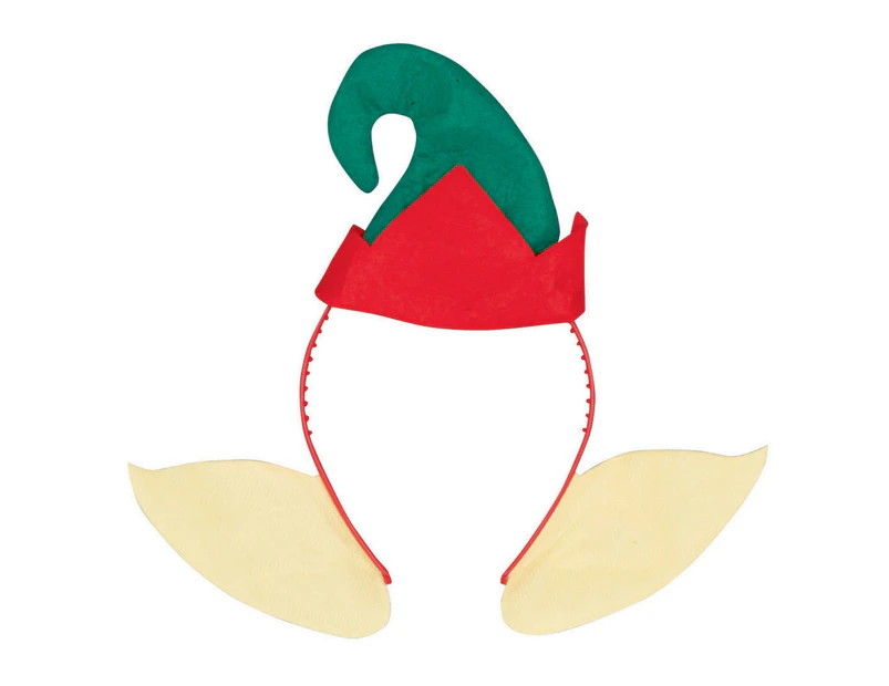 Christmas Shop Childrens/Kids Elf Headband (Red/Green) - RW5851