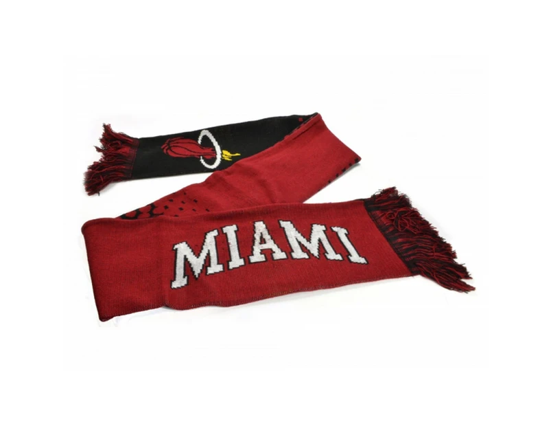 Miami Heat Official NBA Fade Scarf (Red/Black) - BS453