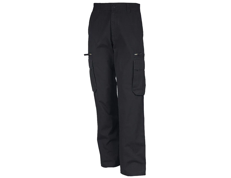 Kariban Spaso Heavy Canvas Workwear Trouser / Pants (Dark Grey) - RW740
