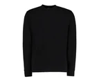 Kustom Kit Mens Klassic Knitted Sweatshirt (Black) - BC3725