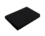 E Of W Superior Collection Cotton 400 Thread Count Fitted Bed Sheet (Extra Deep 16In Fit) (Black) - MS462