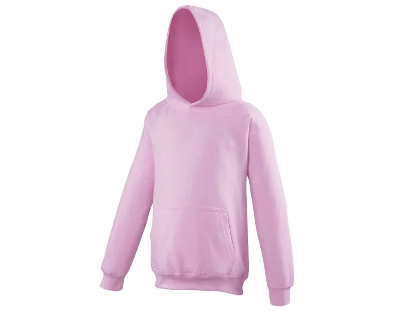Awdis Kids Unisex Hooded Sweatshirt / Hoodie / Schoolwear (Baby Pink) - RW169