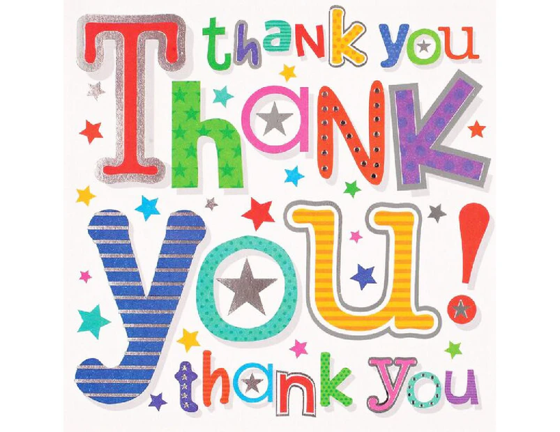 Simon Elvin Thank You Twin Display Packs (Pack Of 6) (Multicoloured Stars) - SG13591