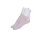 Silky Mens Dance Short Socks (1 Pair) (White) - LW369