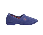 Mirak Bouquet / Ladies Slipper / Classic Womens Slippers (Blueberry) - FS1170