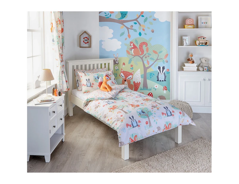 Riva Home Woodland Childrens/Kids Duvet Set (Multicoloured) - RV1060