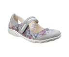 Fleet & Foster Womens Floral Elderflower Mary Jane Shoes (Floral) - FS5237