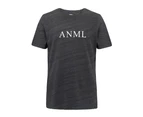 Animal Mens Lander T-Shirt (Dark Charcoal Marl) - AN1477