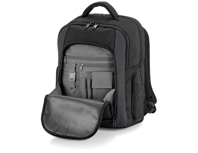 Quadra Tungsten Laptop Backpack - 23 Litres (Black/Dark Graphite) - BC788