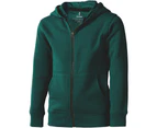 Elevate Childrens/Kids Arora Hooded Full Zip Kids Sweater (Forest Green) - PF1852