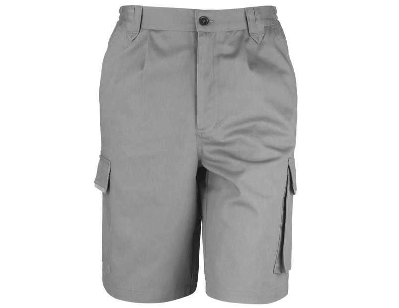 Result Unisex Work-Guard Action Shorts / Workwear (Grey) - BC3088