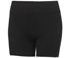 AWDis Just Cool Womens Girlie Cool Training Shorts (Jet Black) - RW4820