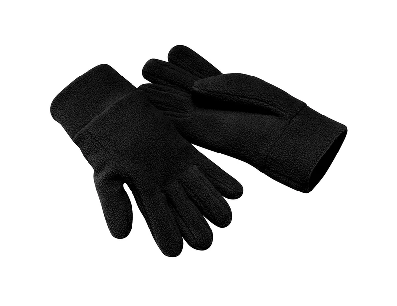 Beechfield Unisex Suprafleece Anti-Pilling Alpine Winter Gloves (Black) - RW236