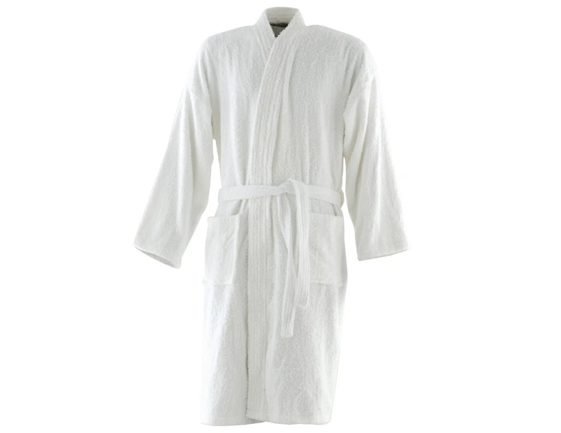 Towel City Kimono Bath Robe / Towel (400 GSM) (White) - RW1580