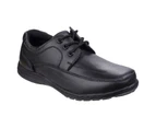 Mirak Childrens Boys Adam School Shoes (Black) - FS4409