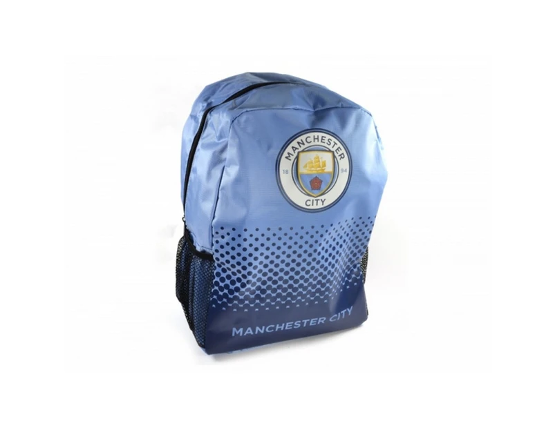 Man City Unisex Fade Design Backpack (Black/White) - BS1058