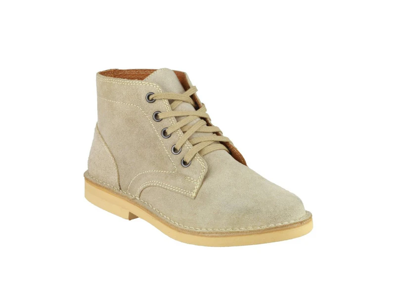 Amblers Suede Desert Boot Taupe / Mens Boots (TAUPE) - FS530