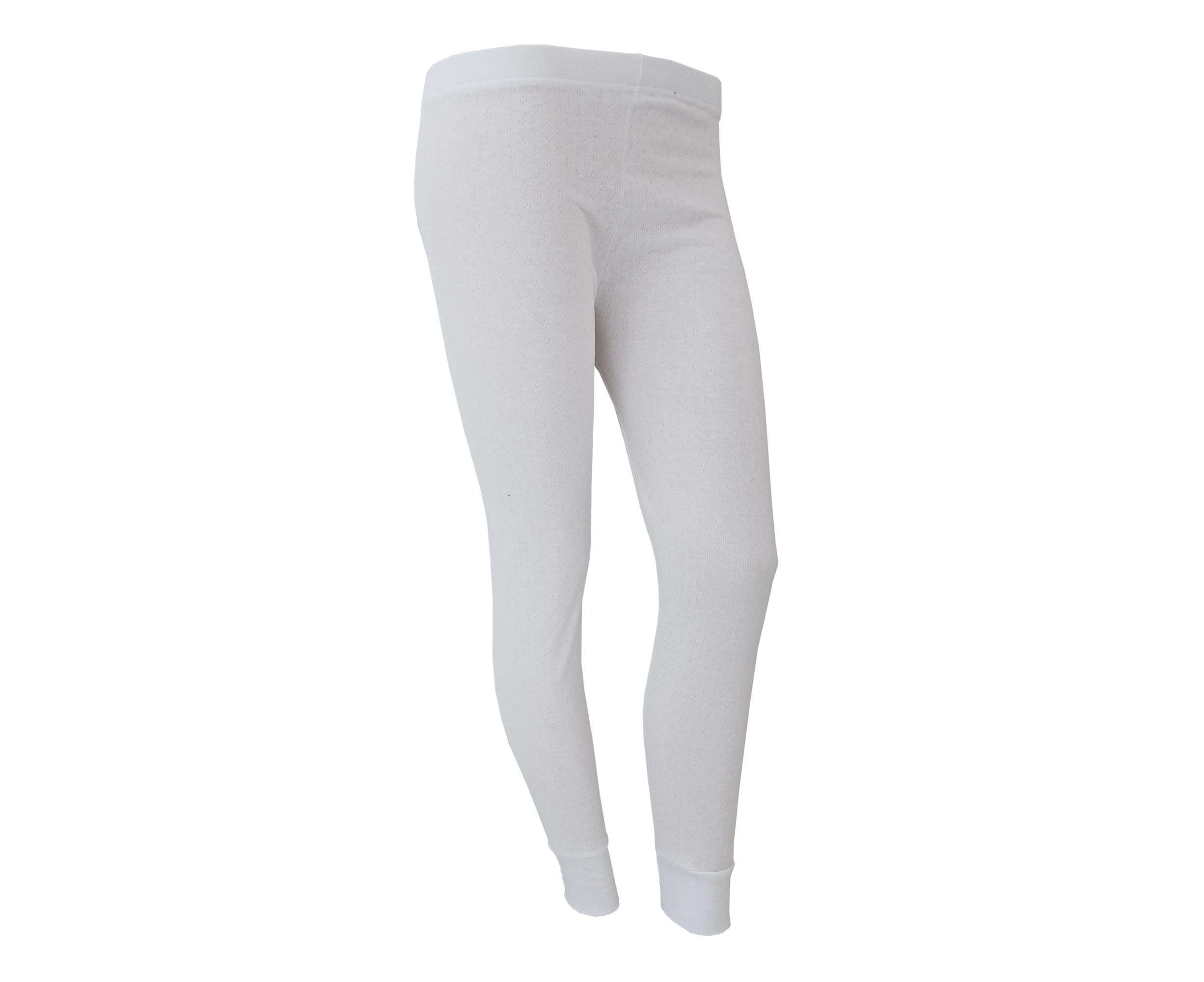 FLOSO Ladies/Womens Thermal Underwear Long Jane/Johns (Standard Range) (White) - THERM128