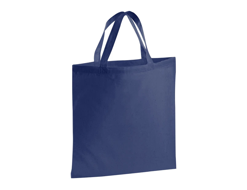 Jassz Bags Budget Promo Short Handle Shopping Bag / Tote (Dark Blue) - BC3869