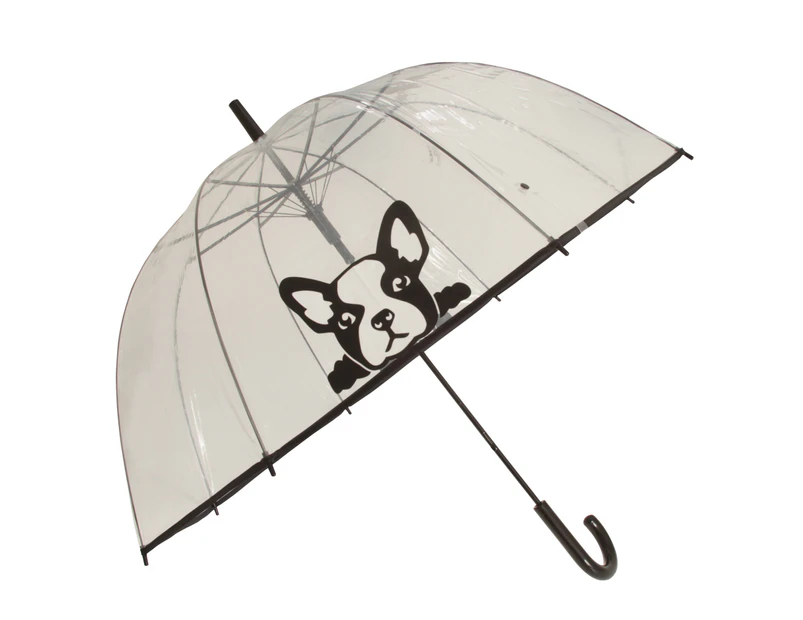 X-Brella Womens/Ladies Clear Dog Umbrella (French Bulldog) - UM280