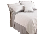 Riva Home Fayence Bedspread (White/Grey) - RV396