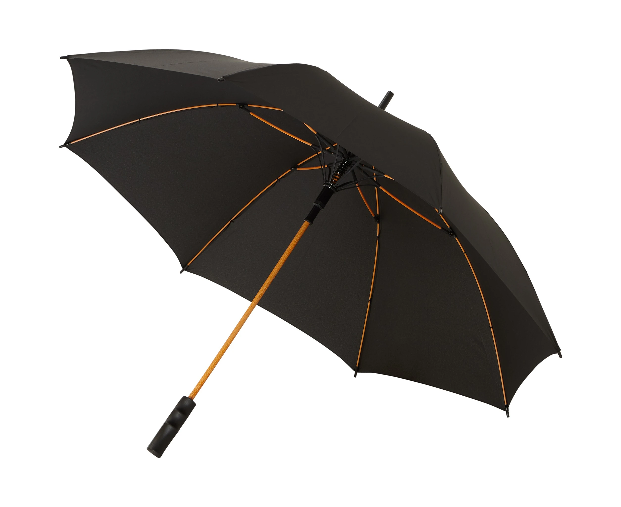 Avenue 23 Inch Spark Auto Open Storm Umbrella (Solid Black/Orange) - PF935