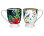 Cooper & Co. 4-Piece Tropical Mug Set - Multi