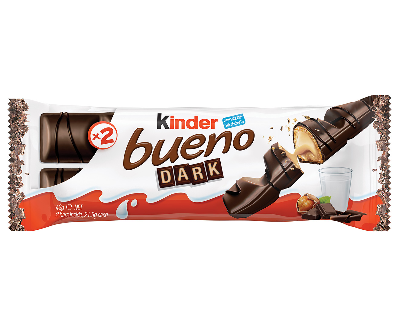 Вафли kinder bueno White 39г