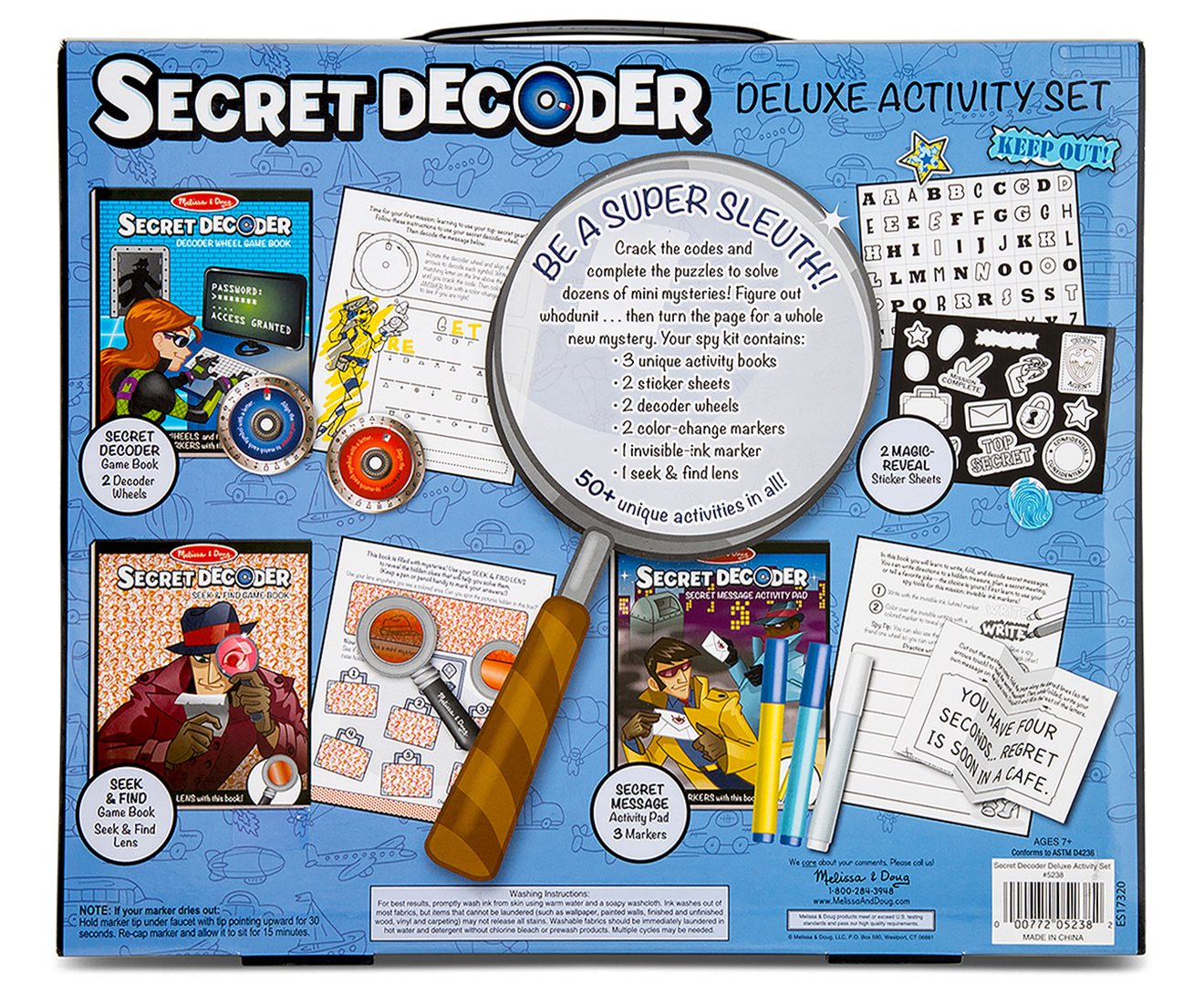 Secret Decoder Deluxe Activity Set - ON the GO