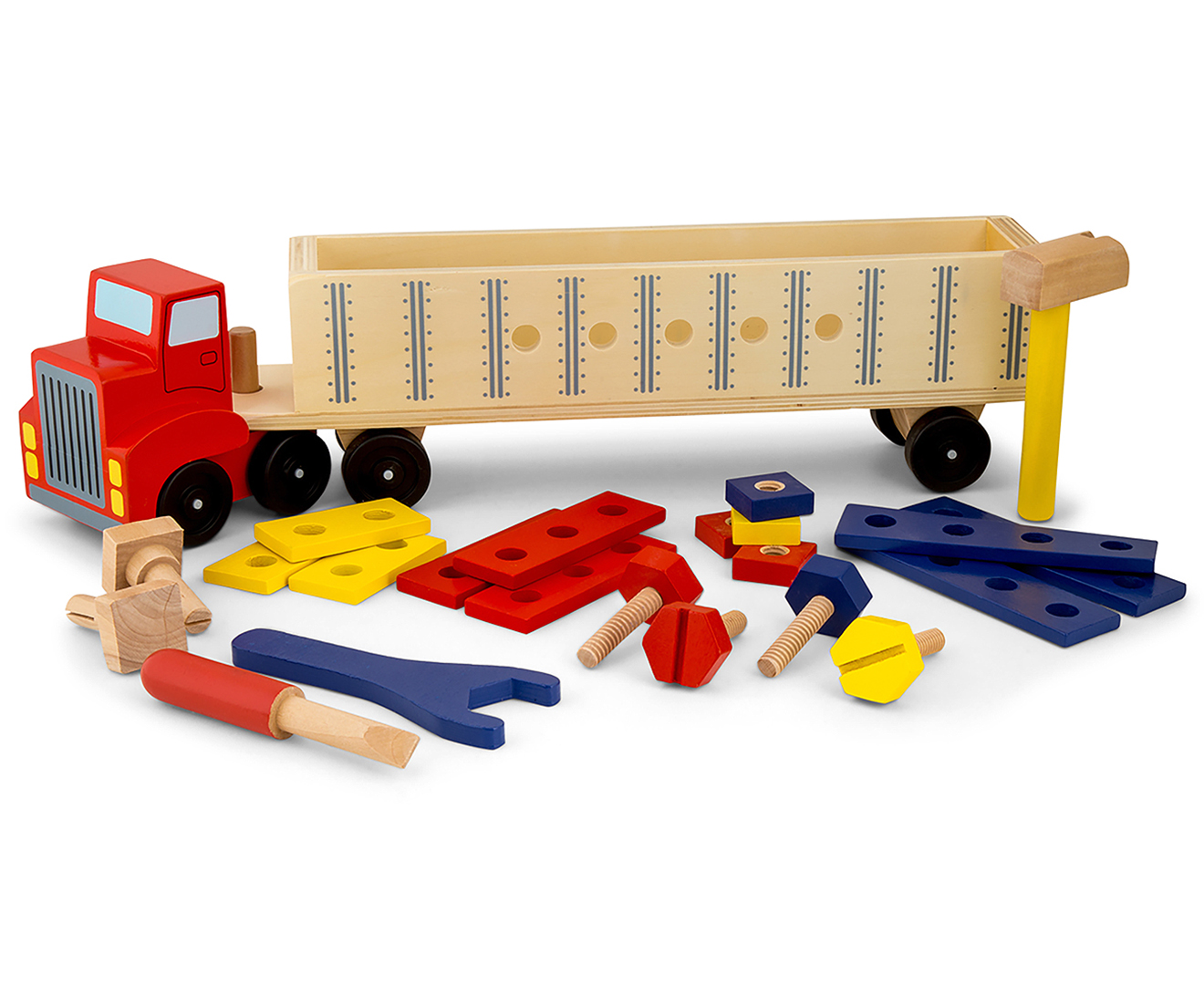 melissa and doug big truck building set