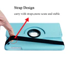 Light Blue 360°Rotating Smart Wake up Flip Leather Case Cover for New Apple iPad Air