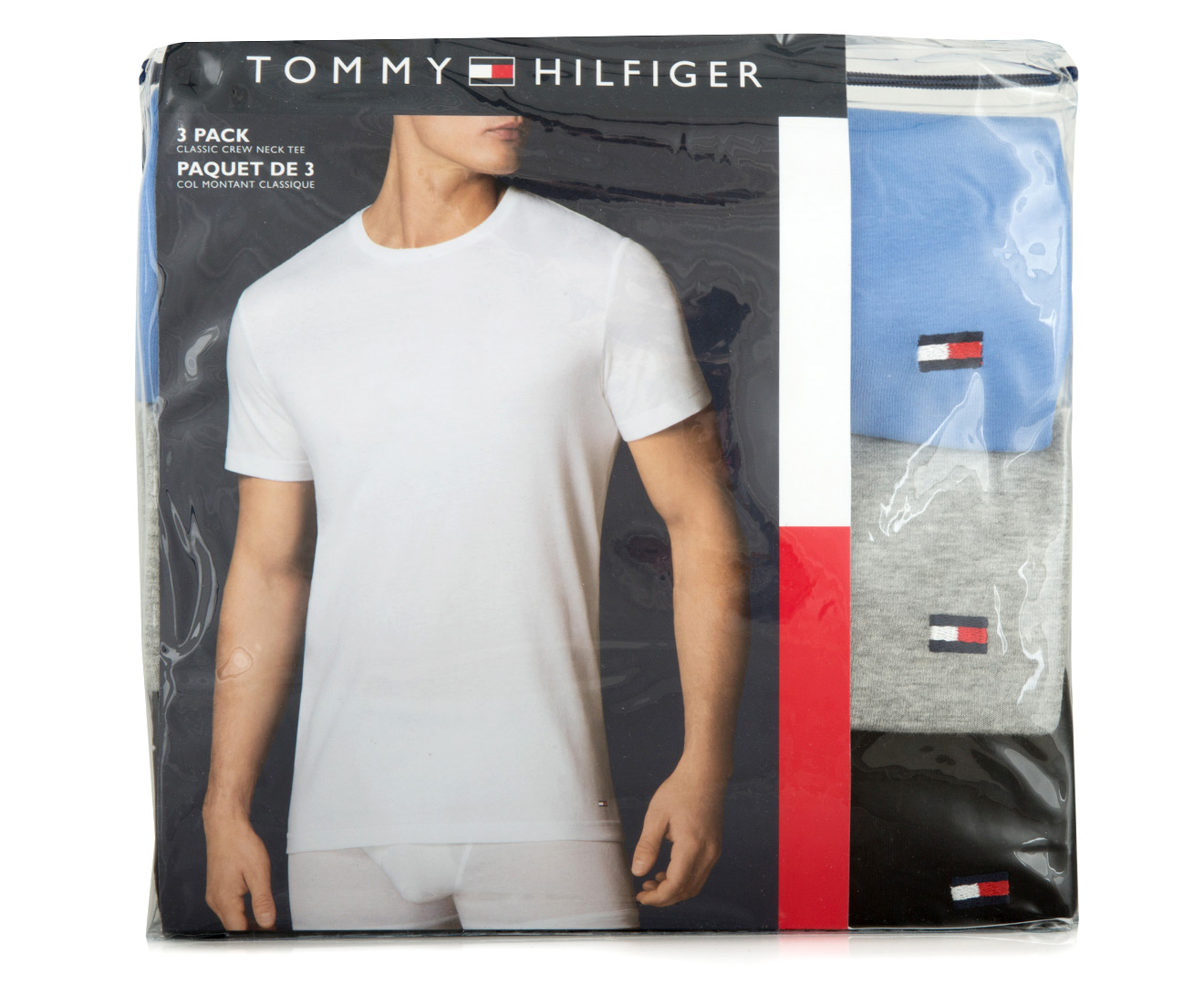 tommy hilfiger 3 pack classic v neck t shirt