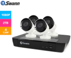 Swann NVR8-7450 2TB Home Security System w/ 4 x 5MP NHD-855 Bullet Security Cameras
