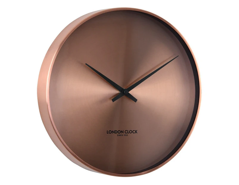 London Clock Company Element Cu Copper Silent Wall Clock 28cm