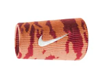 Nike Dri-Fit Camo Doublewide Wristbands Hot Lava/Ember Glow