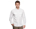 KingGee Men's Stretch Long Sleeve Shirt - White