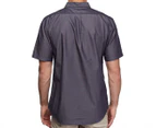 KingGee Men's Chambray Short Sleeve Shirt - Navy
