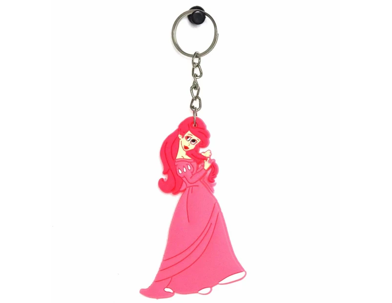 Disney Princess Pvc Keychain PINK