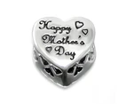 Sterling Silver Happy Mother's Day Bead