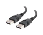 Alogic USB2-02-AM-AM 2m USB 2.0 Type A to Type A Cable Male to Male