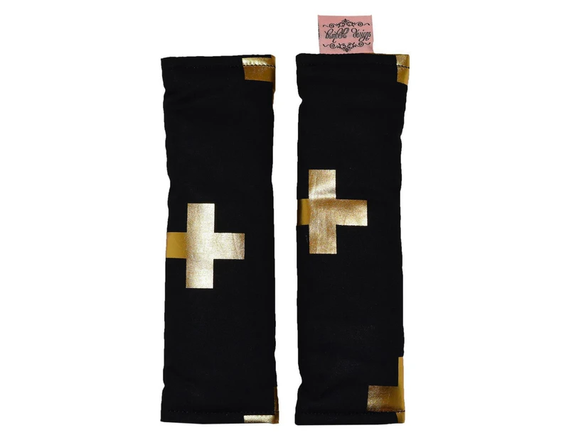 Bambella Harness Cover  - Crosses Gold