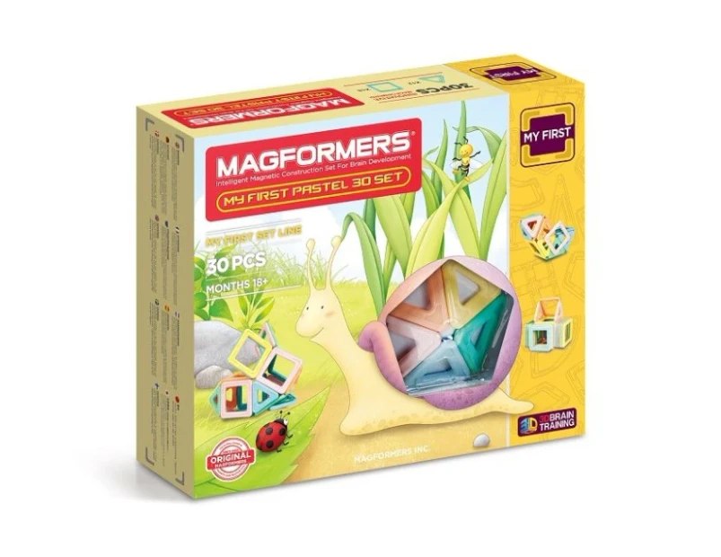 Magformers My First Pastel 30P Educational Magnetic Building toy