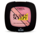 L'Oréal Blush Sculpt Trio Contouring Blush - #201 Soft Rosy