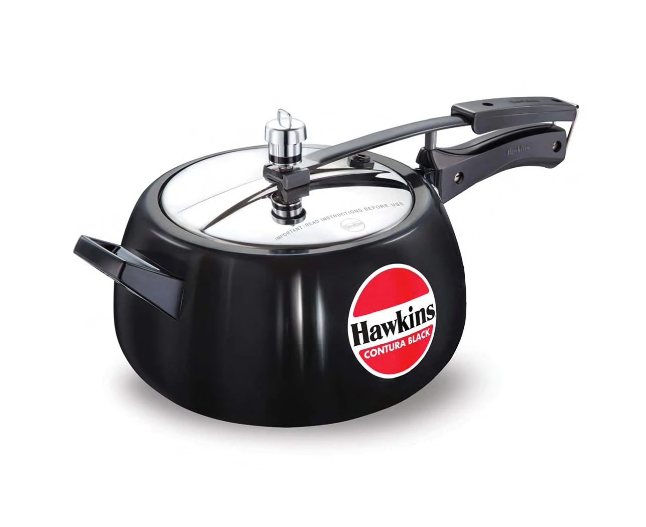 Hawkins Contura Black 5 Litre Pressure Cooker - CB50