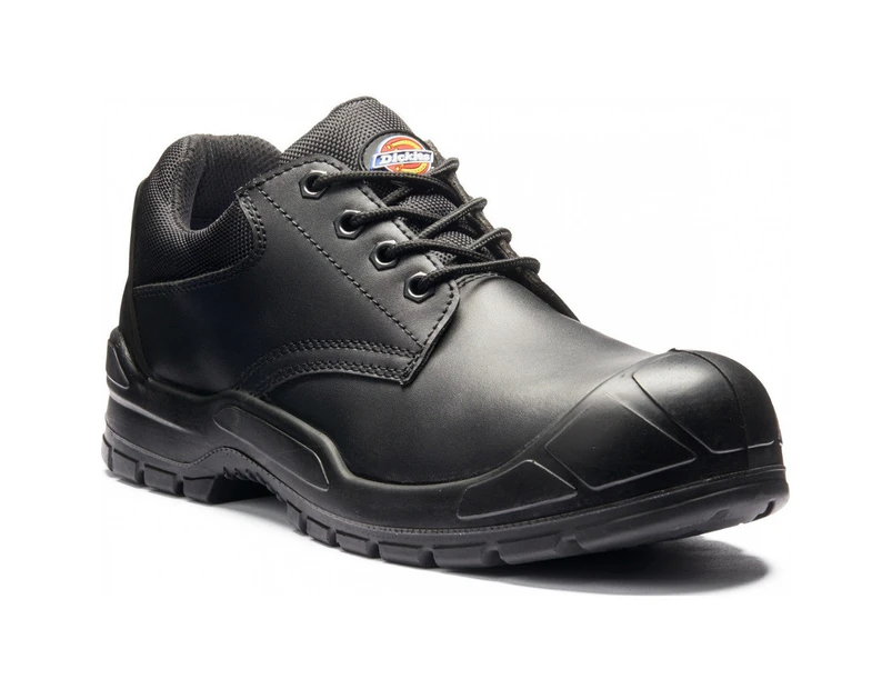 Dickies Mens Trenton Breathable Leather Steel Toe Cap Safety Shoe - Black